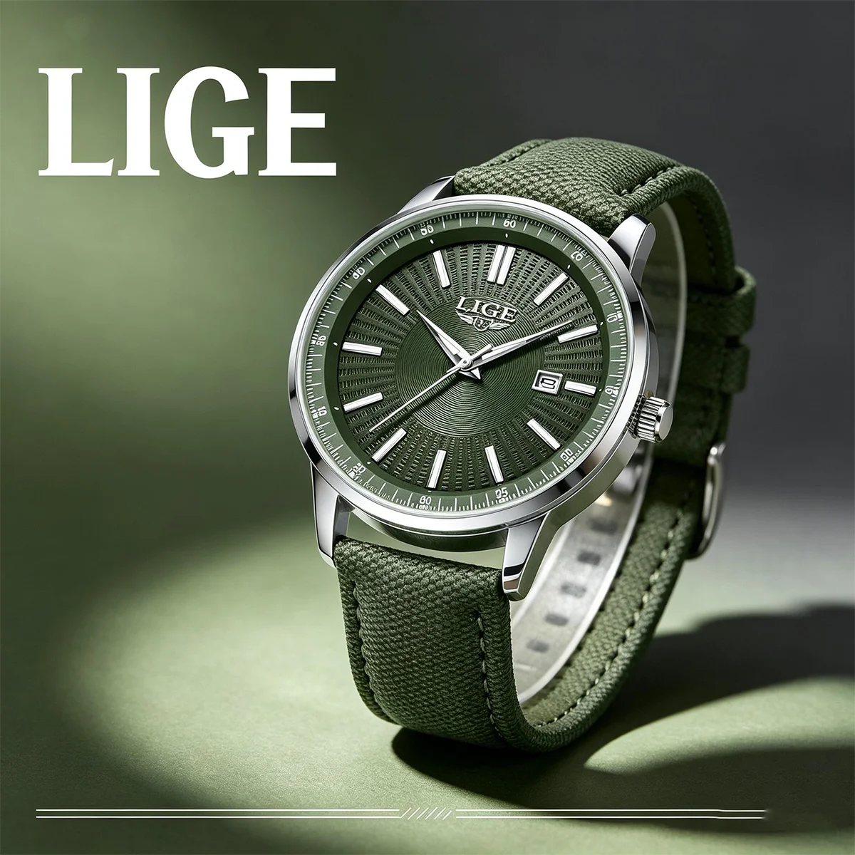 

LIGE New Classic Watch For Men Automatic Calendar Original Fashion Quartz Man Wrist Watches Waterproof Leather Luxury Hand Clock