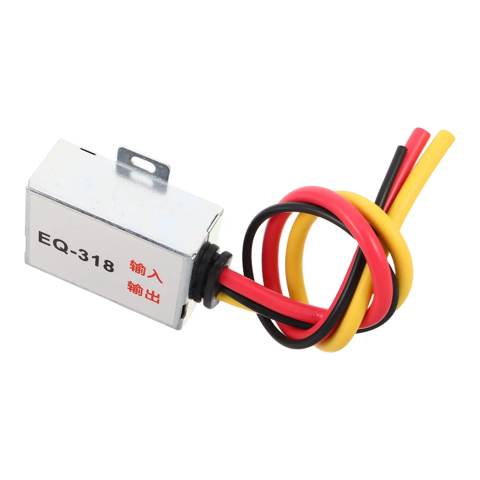 Car Audio Noise Filter Inline Compact Size Amplifier Stereo Ground Loop Suppressor Powerline Noise Isolator for Car Audio System