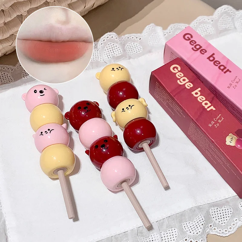 معجون شفاه القرع الحلو من Gege Bear، أبيض غير لامع، لون طبيعي، مطابقة البشرة الصفراء أكثر مثالية، تدوم