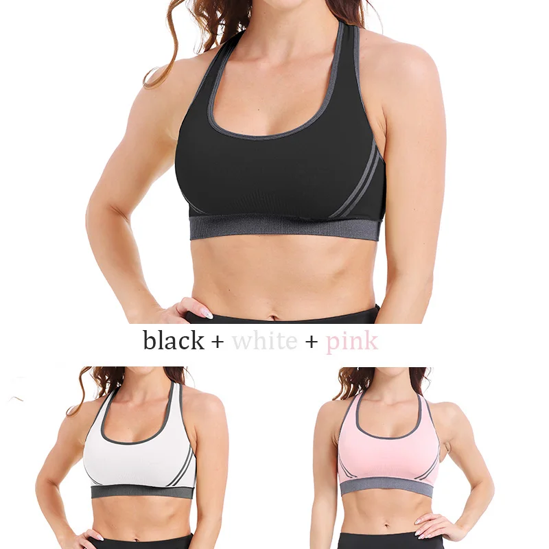 SEXYWG Yoga Reggiseno Delle Donne di Sport Top Sexy Cross Back Shockpoof Corsa E Jogging Camicia Palestra Atletica Maglia di Active Wear Ragazza