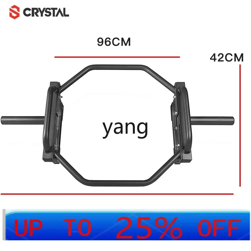 CX  crystal cast iron barbell pull squat hexagonal dumbbells large gym special equipment