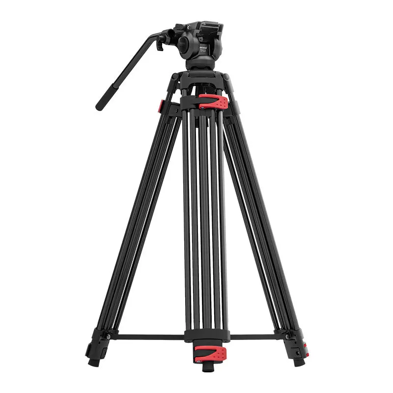 

TP37 Camera Tripod Photo Stand Hydraulic Damping PTZ Compatible Manfrotto 1.87m