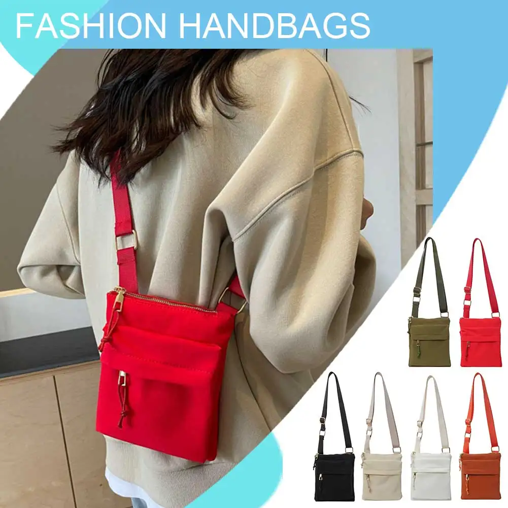 

Маленькая квадратная сумка унисекс с регулируемым ремешком, классическая сумка на плечо, однотонная сумка на ремне в стиле ретро, женская и мужская уличная сумка