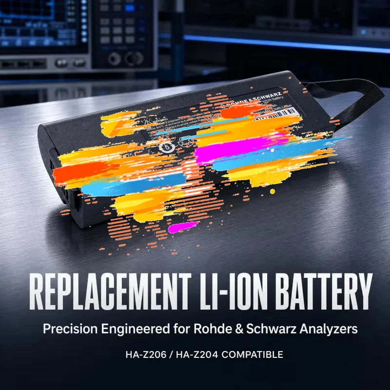 HA-Z206 HA-Z204 1309.6130.00 Replacement Battery for Rohde & Schwarz Spectrum Analyzer Cable Analyzer Test Instrument