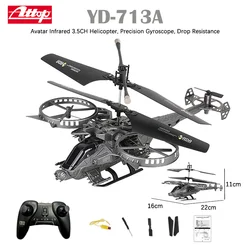 New Arrival YD713 YD718 Avatar RC Helicopter 3.5 Channels 2.4G Precision Gyroscope Drop Resistance RC Drone Toys Gift For Kids