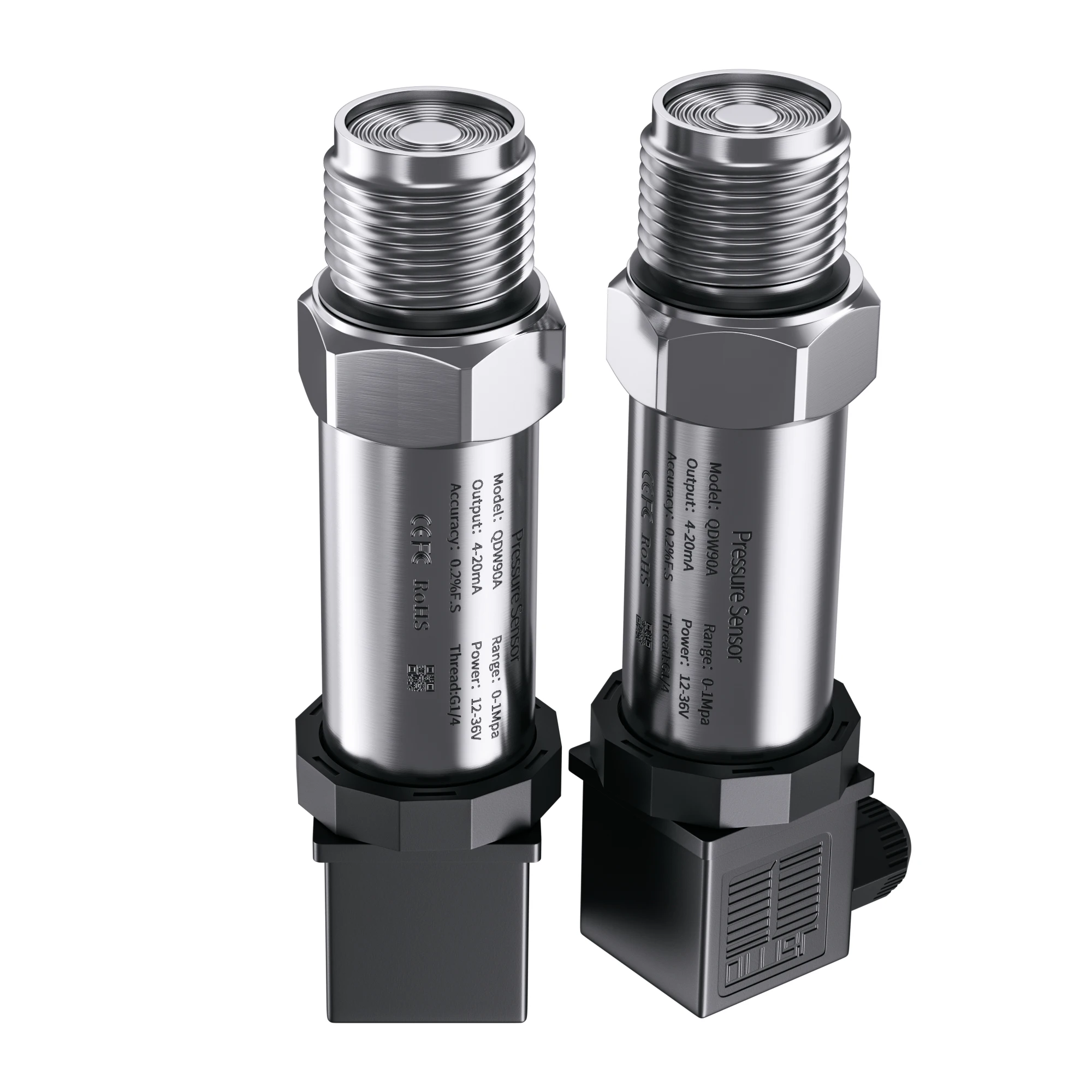 0.1bar 1bar 10bar 10Mpa شقة الحجاب الحاجز الضغط الارسال 4-20mA 0-10 فولت الحليب الغراء خزان الصحية الغذاء الصف فلوش RS485 #5