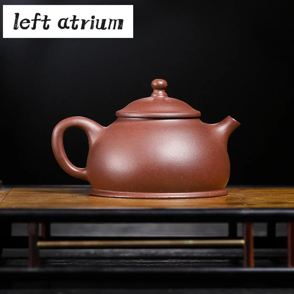 200ml High-end Chinese Yixing Purple Clay Teapot Famous Handmade Jade Hat Tea Pot Kettle Chinese Zisha Tea Set Collection Gifts