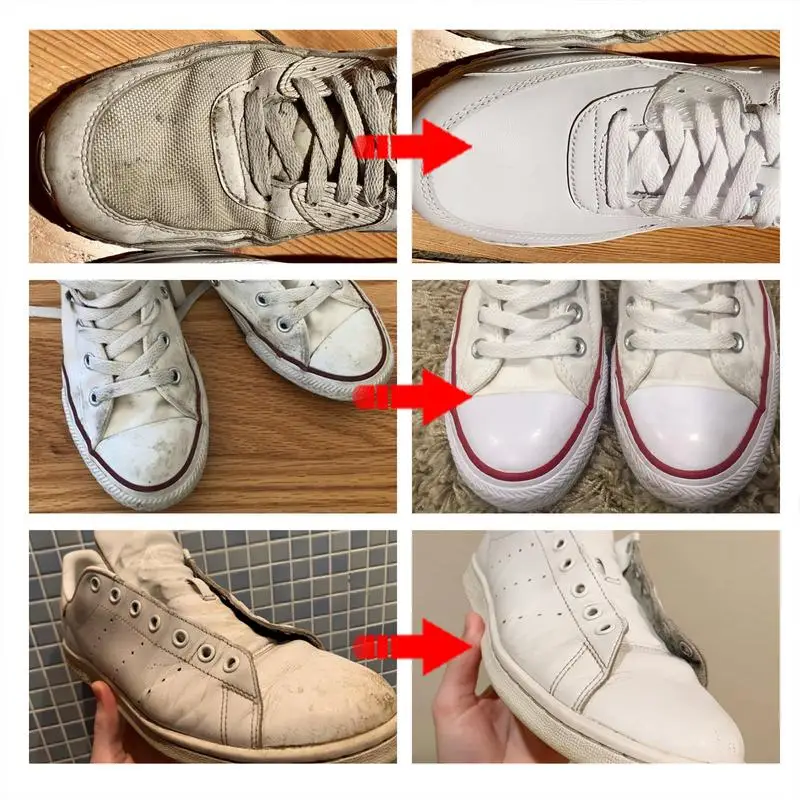 White Shoe Cleaning Cream Magic Shoes Stain Remover Cream Sneaker Stain Remover Cream Simple And Fast Shoe Whitening Cleansing