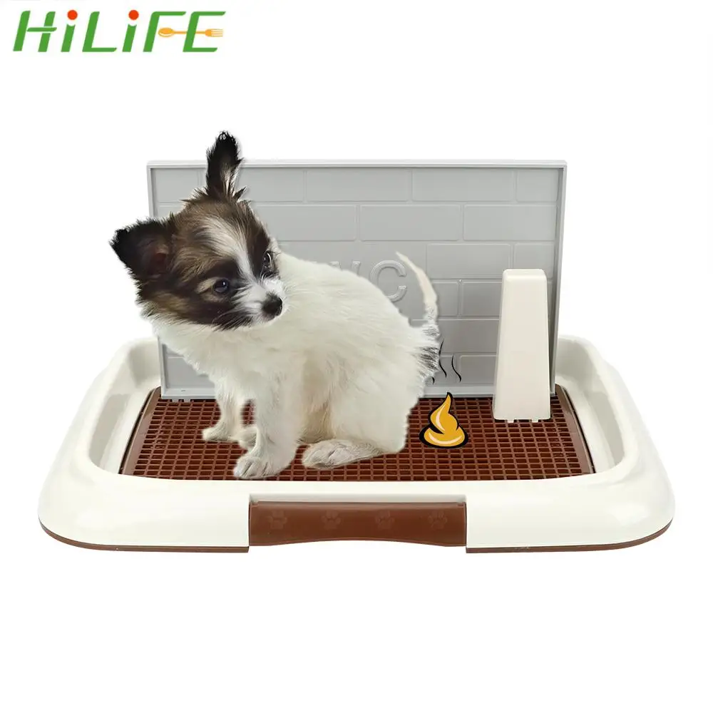 

Pee Training Toilet Pet Product Easy to Clean Pet Toilet Puppy Litter Tray Lattice Dog Toilet Potty Bedpan