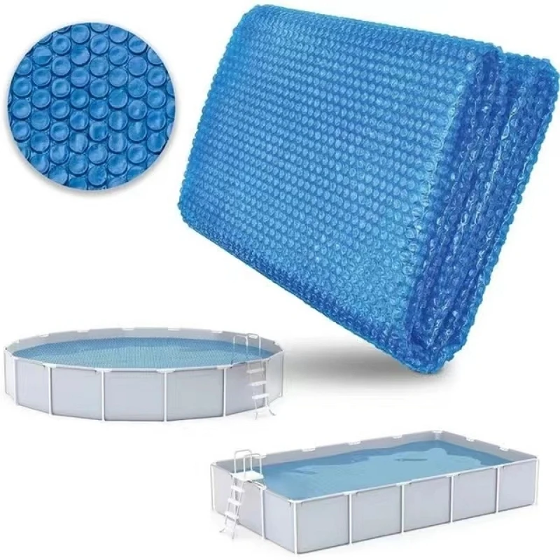 3*2m Rectangular and 3.6m Round Solar Swimming Pool Cover, Heat Insulation, Dustproof Blanket for Pool, Heat Pool Accessories