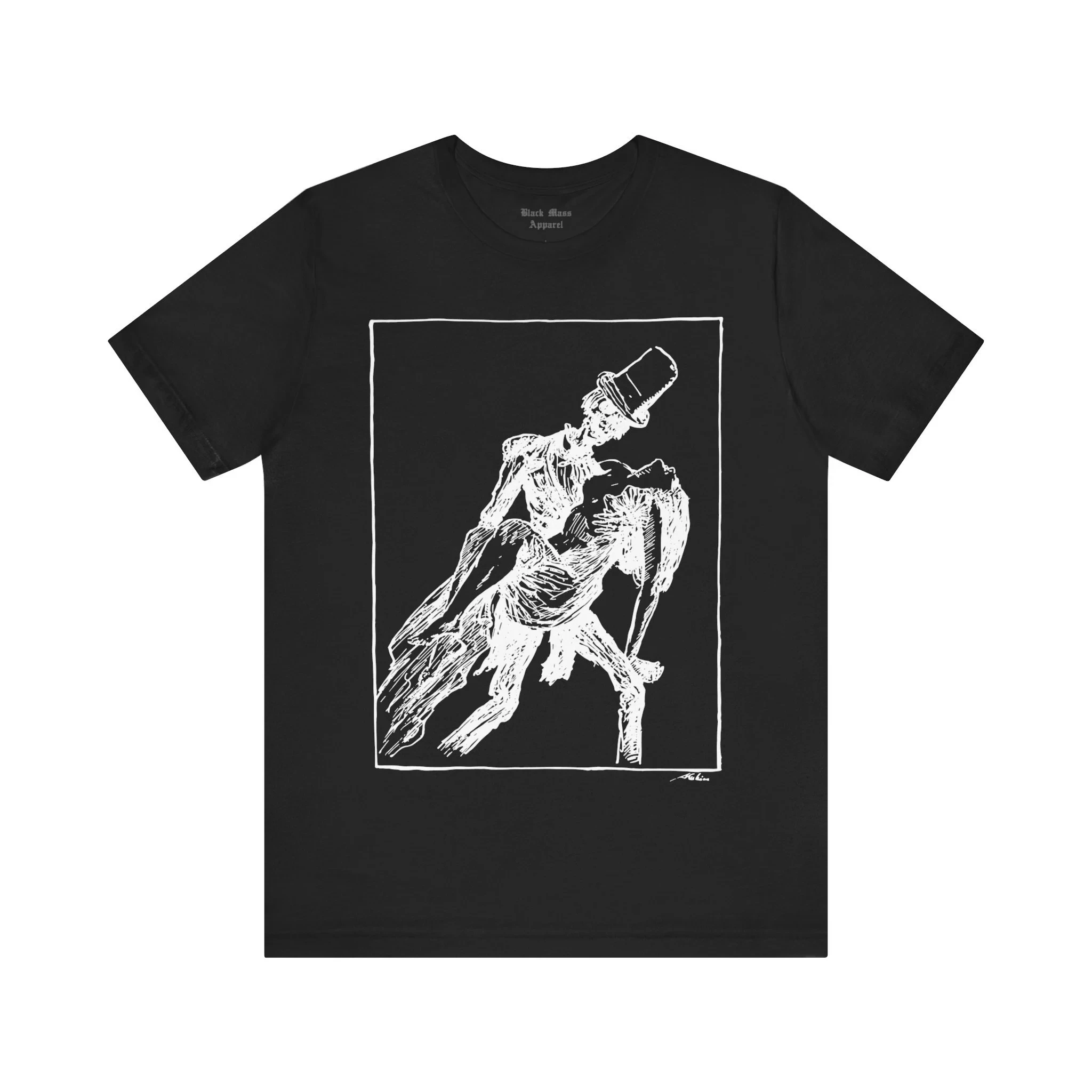 Fantôme dans la balle Alfred Kubin T-shirt Vintage Art chemise effrayant T-shirt danse mort gothique mode à manches courtes T-shirt confortable