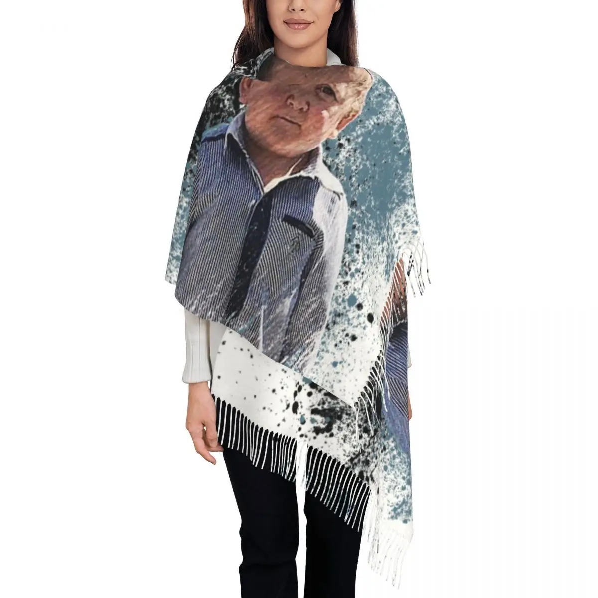 

Personalized Print Hasbula Hasbulla Magomedov Scarf Men Women Winter Warm Scarves Hasbullah Shawls Wraps