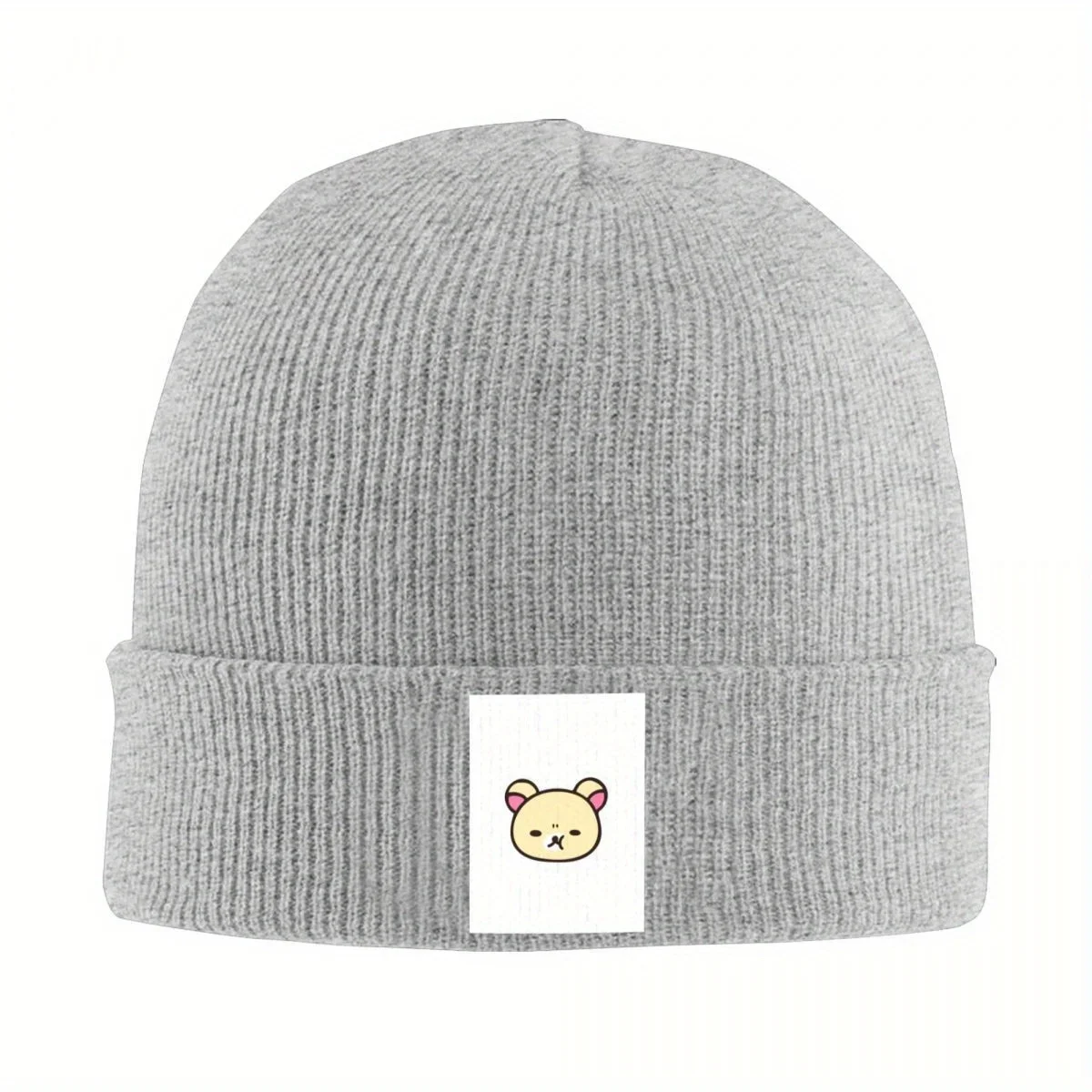 

Новые вязаные шапки-бини Rilakkuma Korilakkuma, уличные головные уборы унисекс для взрослых, осенне-зимние, винтажные, на заказ