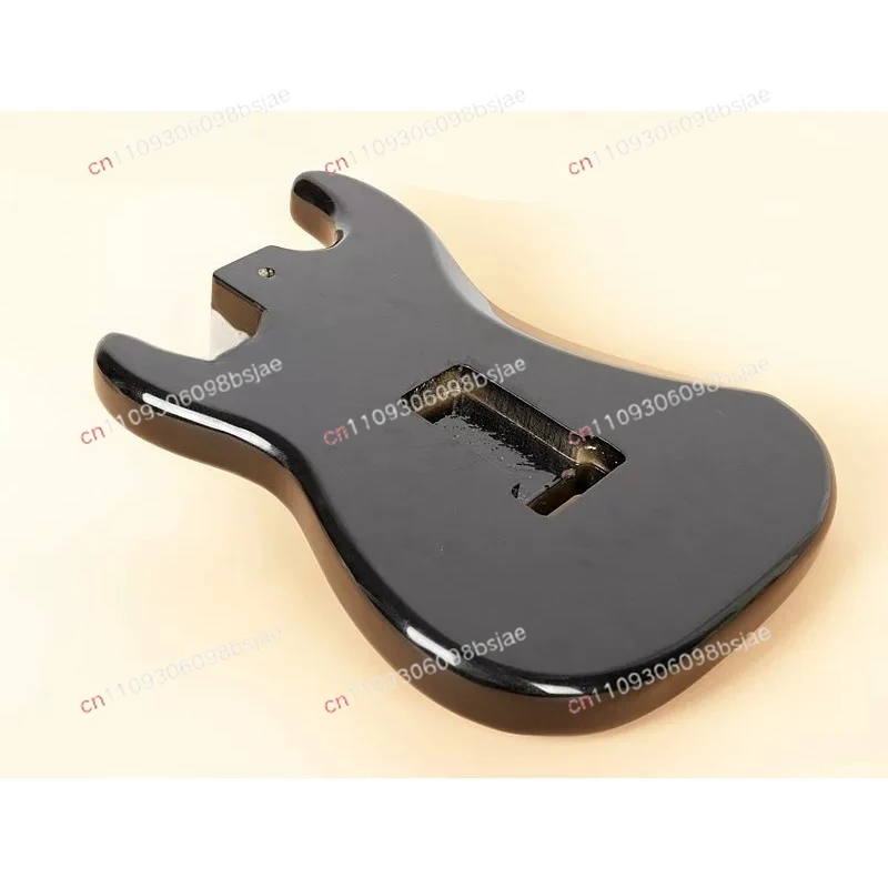 Electric Guitar Barrel Body, Double Shaker Body Black Electric Guitar Body Electric Black Body