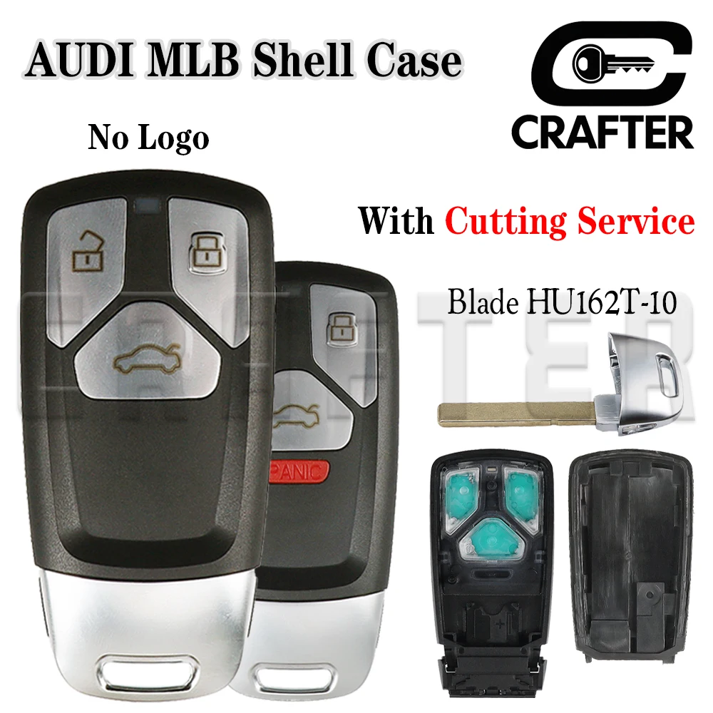 

Ключ Crafters с режущей услугой AUDI MLB Сменный чехол для A4 Q5 Q5L Q7 Blade HU162T без логотипа