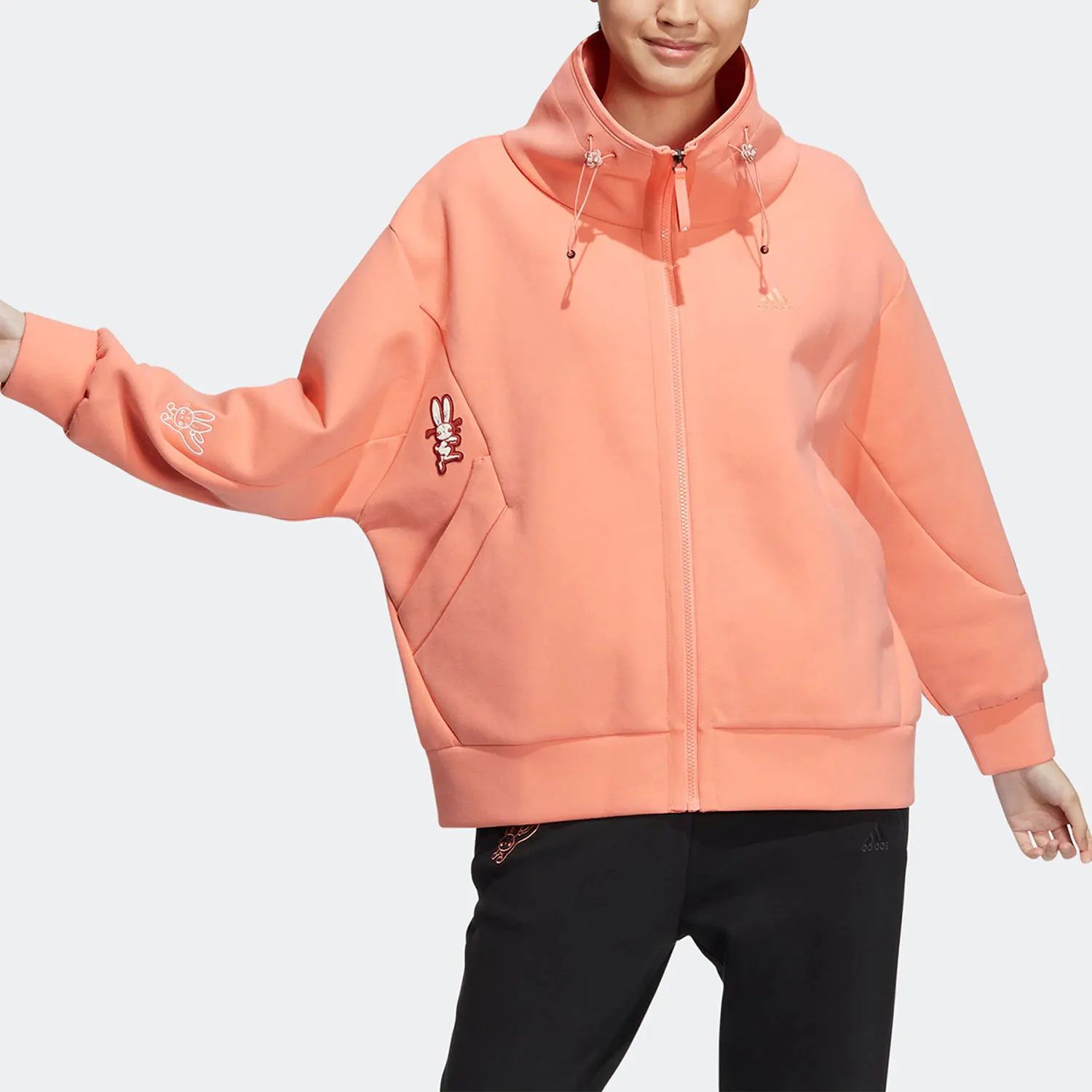 

Оригинальная женская куртка Adidas с воротником-стойкой Rabbit Year HZ0247