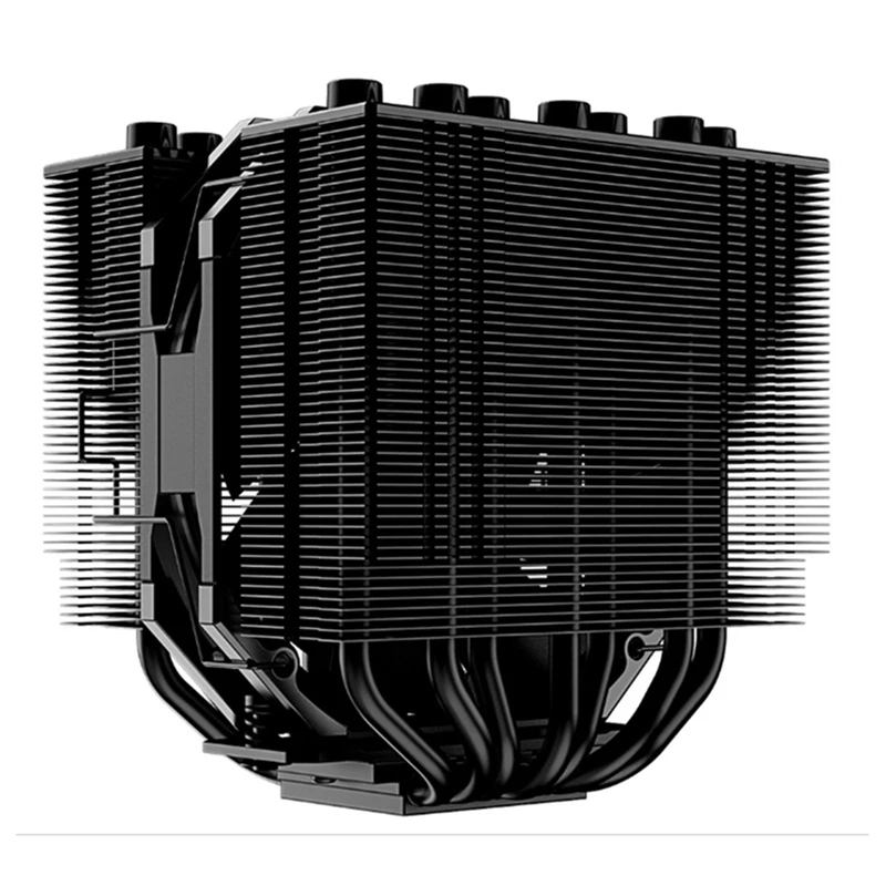 Imagem -06 - Cpu Cooler Dual Fan Heat Pipes Itx Cooling Radiator Dissipador para Amd 1700 Am4 2011 Se207-xt Slim Black Peça