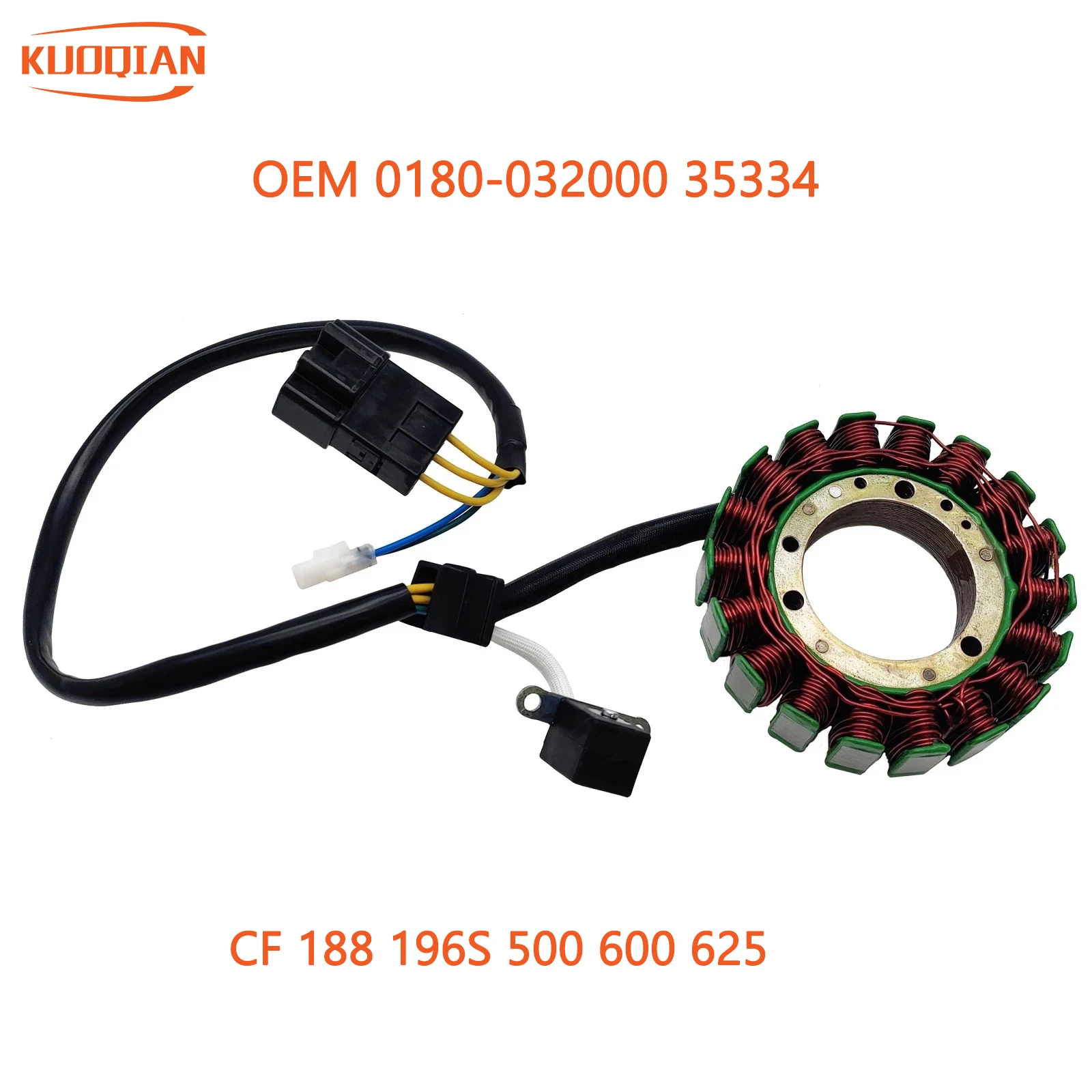 

Stator For CF 500 600 600CC 500CC CF500 CF188 CF600 CF196 UTV ATV SSV Magneto coil 12V 18 coils 0180-032000 35334,CF-72