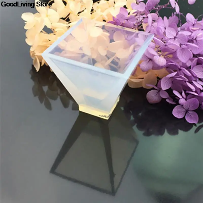 1PC 20/30/40/50/60mm New Making Cube Resin Casting Mould DIY Silicone Pendant Mold Jewelry Craft Tool