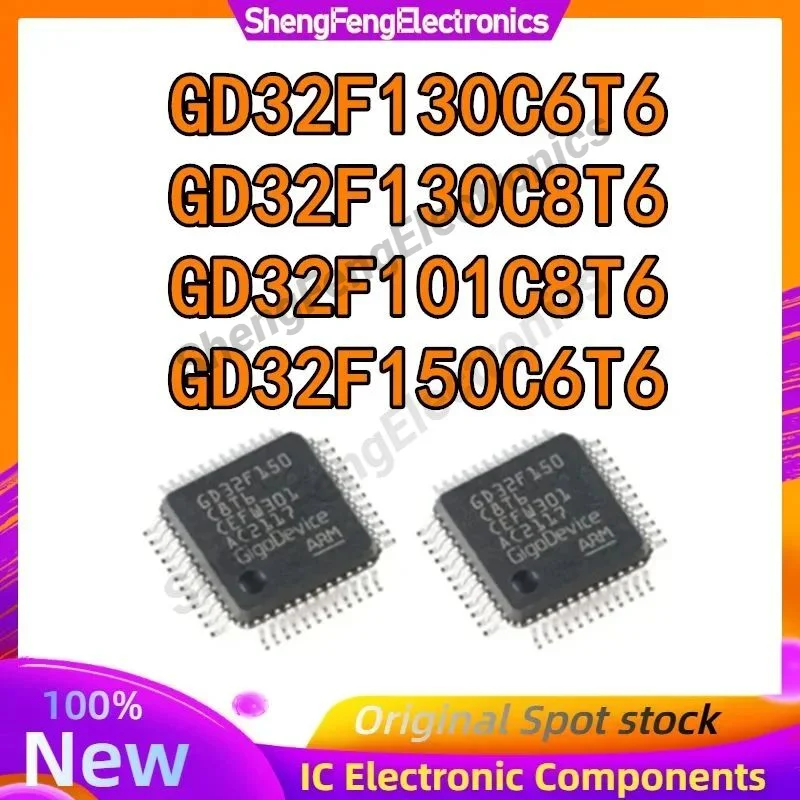 

GD32F101C8T6 GD32F130C6T6 GD32F130C8T6 GD32F150C6T6 GD32F GD32E IC MCU Chip 100% New Original in stock