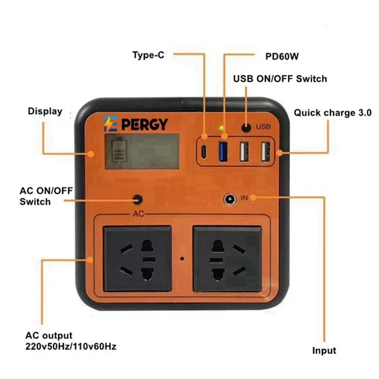 2020 Newest 500W Portable Power Station power bank station for Outdoor Camping Power Supply 50000mah