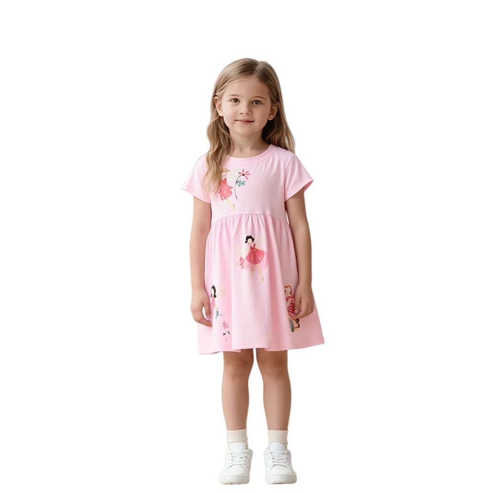 Sommer Prinzessin Mädchen Kleider 3-8T Märchen Neue Mode Baby Party Geburtstag Kleider kinder Kostüm Baby kleider