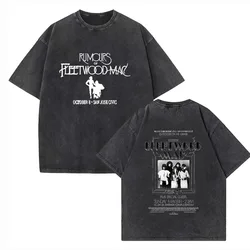 Rumours Fleetwood Mac 2024  Shirts Harajuku O-Neck Cotton Vintage T-Shirts