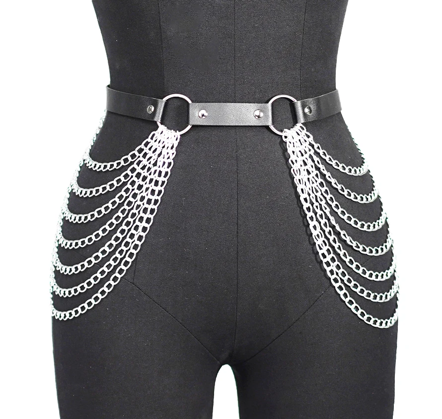 حزام جلدي مثير من BBW قابل للتعديل، حزام أنيق كبير، حزام مزخرف، تاريخ يومي، مهرجان الحفلات، إكسسوارات لطيفة