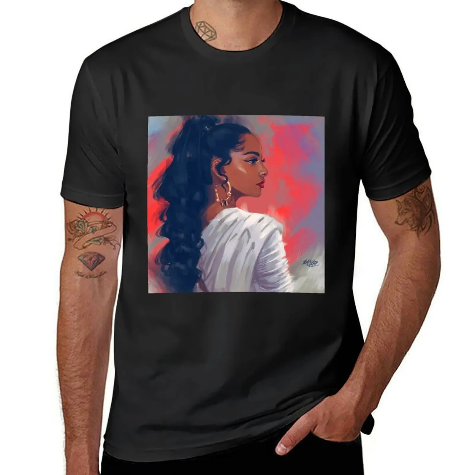 Ayisha Diaz T-Shirt shirts graphic tees oversizeds blanks aesthetic clothes designer t shirt men