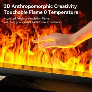 3D Atomisierter Kamin, Anwendungssteuerung, LED, Farbflamme, Echo, Wasserdampf, interner TV -Wandkamin, Wohnzimmerdekoration 10 Hauptverkaufswandkamin - №4