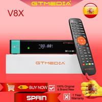 GTmedia V8X Full HD 1080p DVB-S2 Satellite TV Receiver with 2.4G WiFi Home Audio & Video TV Box H.265 Support