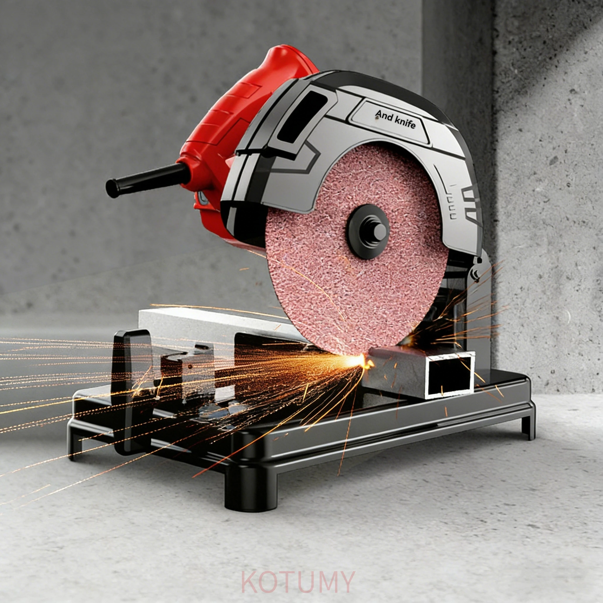 Material cutting machine180mm multi-functional household small cutting machine for wood profile cutting