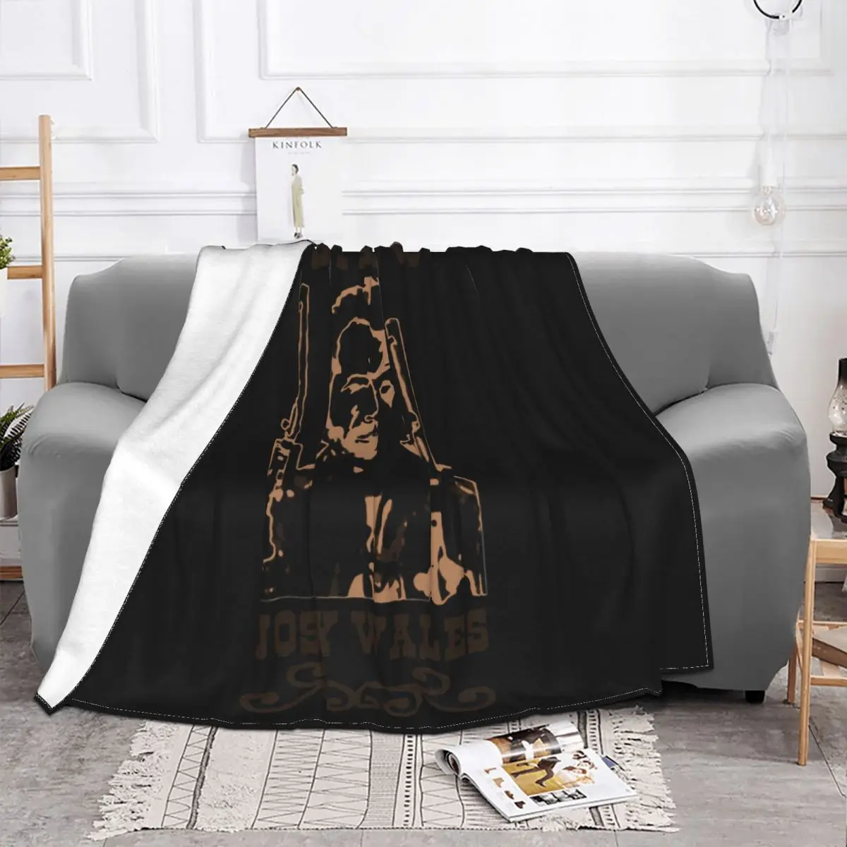 Outlaw Josey Wales Eastwood Movie Rap On Sale Retro Winter New Design Goth Classic Leisure Better Newest Throw Blanket