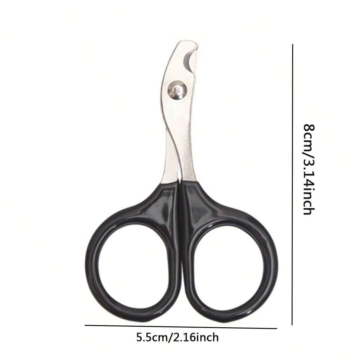 1pc-Stainless steel pet nail scissors, cat crescent nail clippers, beauty and cleaning products, cat and dog nail clippers