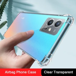 Luxury Phone Case for VIVO Y55 Y55S Y55T 5G 2021 2022 2023 Funda Airbag Shockproof Soft Silicone High Qualtiy Original TPU Cover