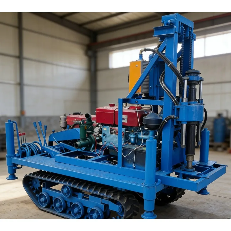 

Small Crawler Borehole Drilling Machine – All Terrain Water Well Rig