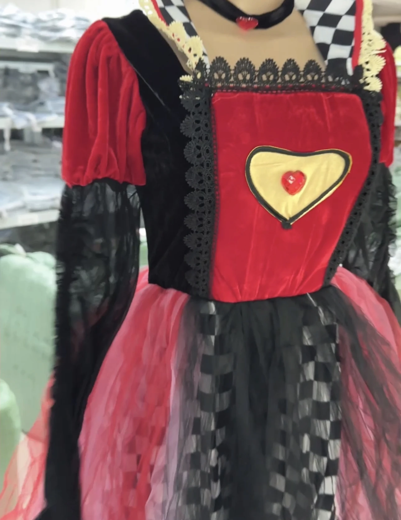 8695#2024 New Halloween Costumes Performance Costumes Queen of Hearts Alice in Wonderland Red Queen Cos Costumes