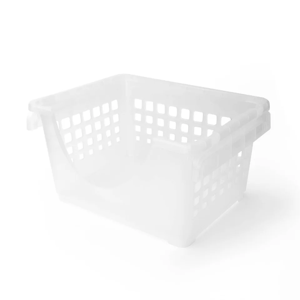 Large Capacity Transparent Stackable Storage Box