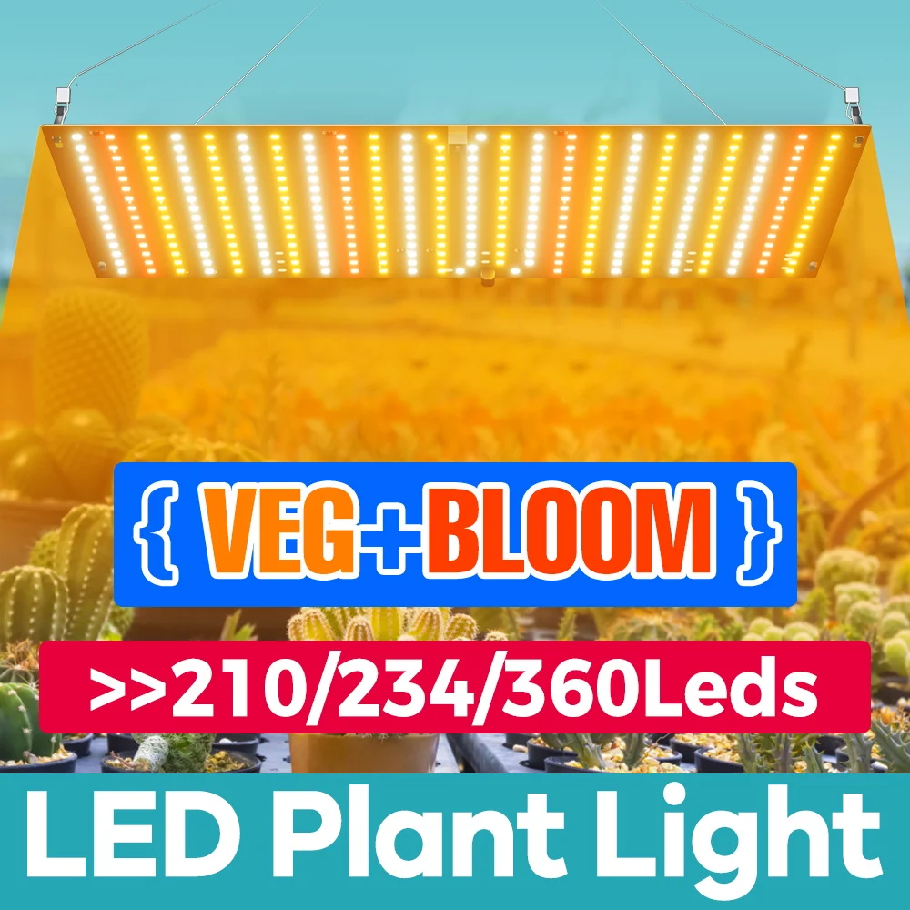 200W Plant Gorw Light LED Full Spectrum 100-240V Growth Box UV IR Quantum Board Veg/Bloom 2Modes Greenhouse Tent Seeds Fill Lamp