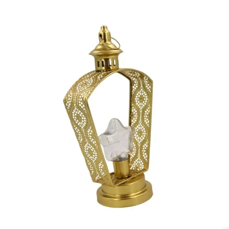 2025 Nuovo Eid Mubarak Led Ornament Ornament Party Forniture Ramadans Lanterns Lampada Eid Decorazione per soggiorno camera da