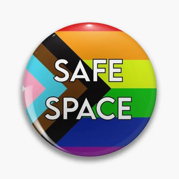 Intersectional Safe Space  Soft Button Pin Funny Gift Clothes Decor Fashion Collar Lover Brooch Badge Lapel Pin Jewelry Cartoon