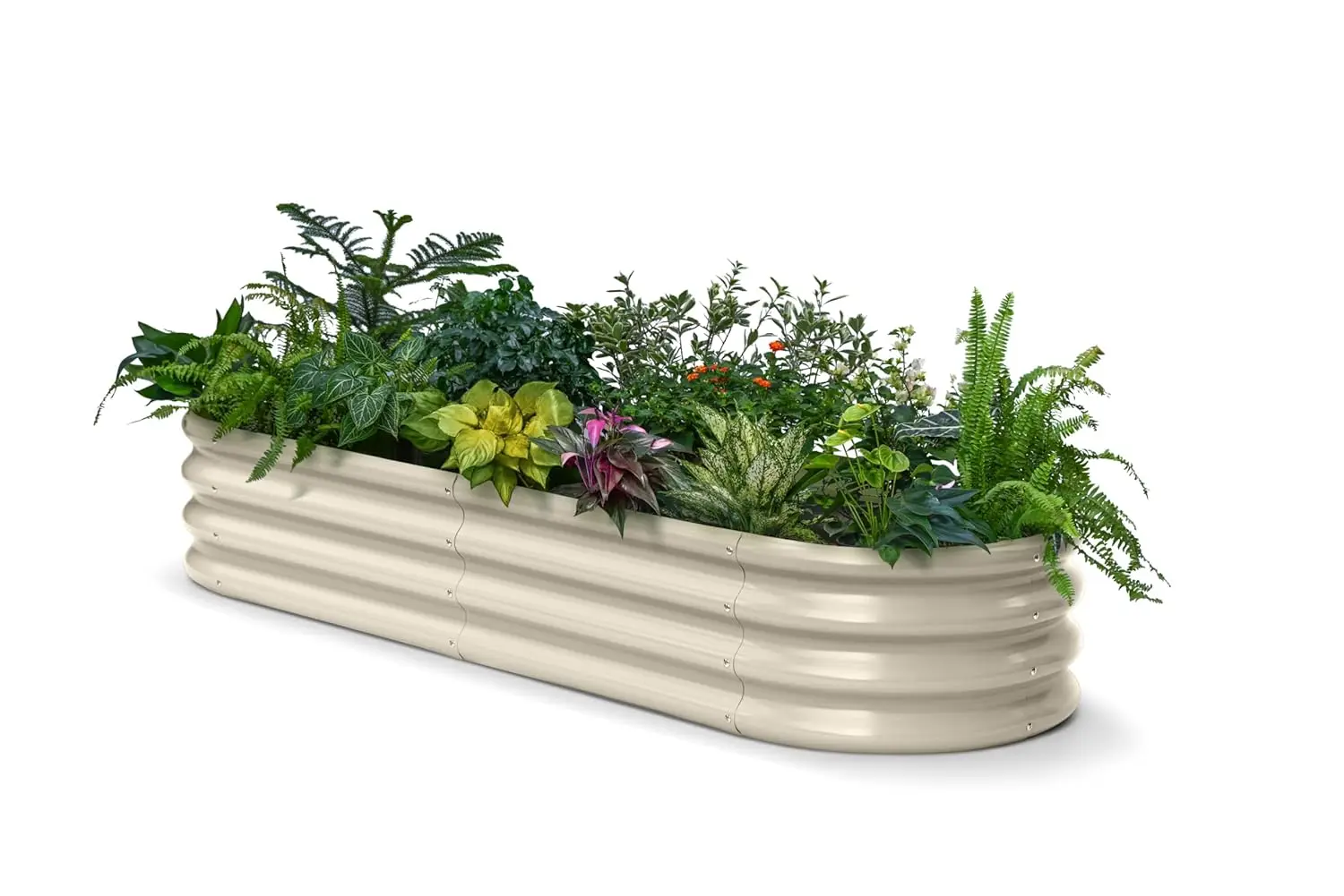 

Galvanized Raised Garden Bed 6x2x1ft - 12" Tall Metal Planter Box for Outdoor Plants, Vegetable, Herb with Durable, Customized
