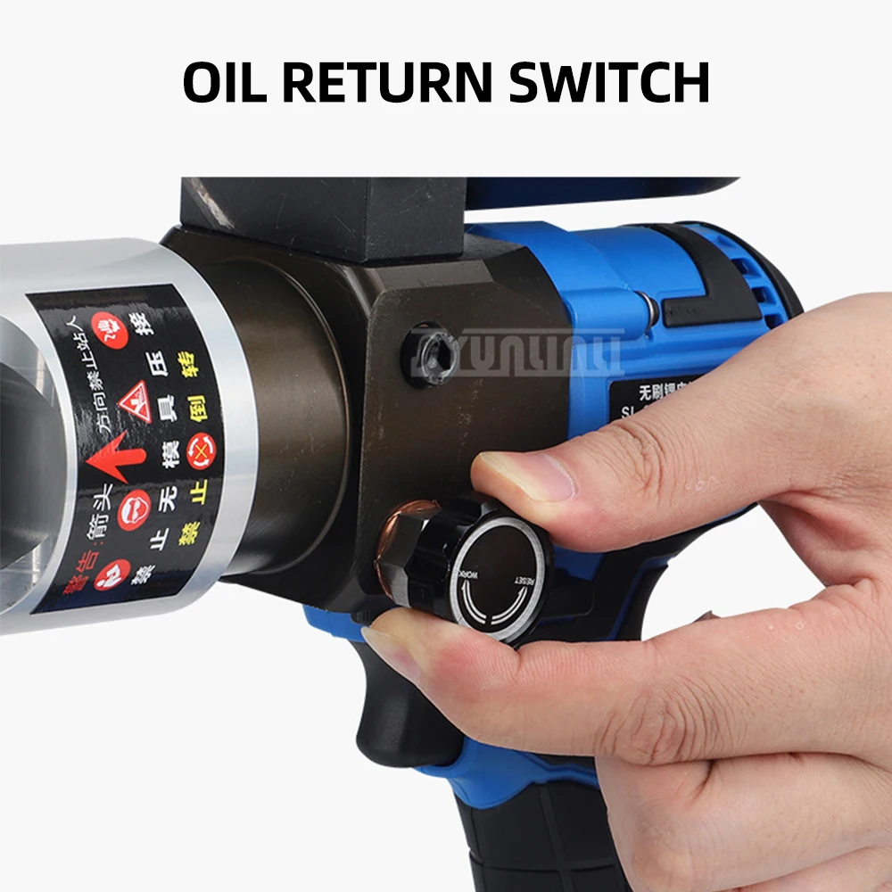 

10-240mm² Rechargeable Crimping Tool Copper And Aluminum Terminal Electric Hydraulic Crimper Electric Crimping Pliers