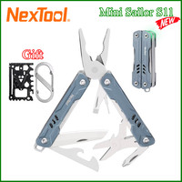 NexTool 12-In-1 Mini Sailor Pliers S11 Multi Tool Pocket Knife Folding Tools Outdoor Wire Cutters Screwdriver Scissors EDC Tools