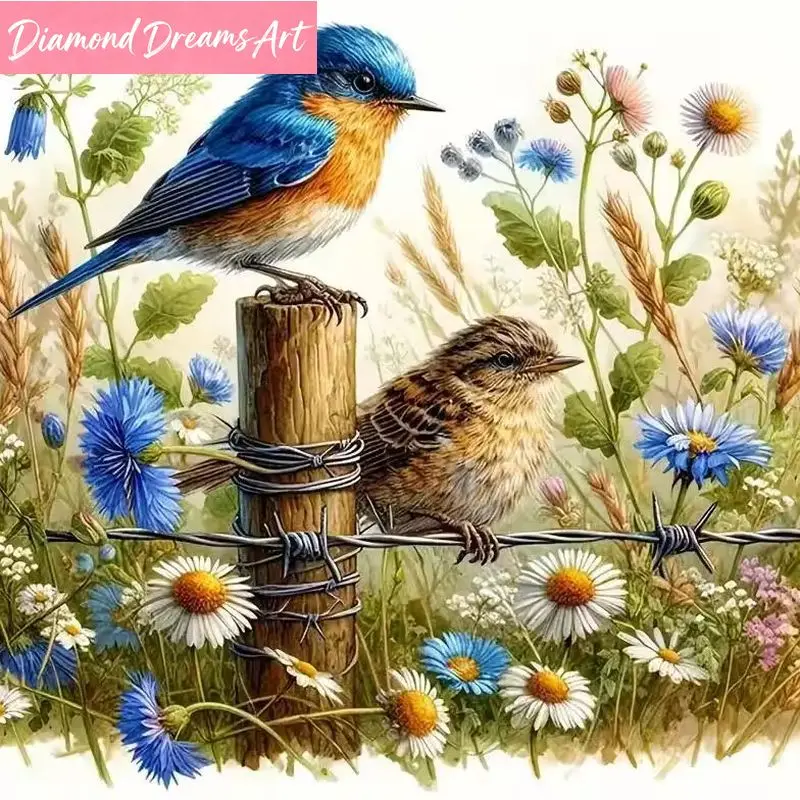 

Алмазная вышивка: мультяшная птица, 5D DIY алмазная живопись, мозаика с животными, стразы, художественное оформление, распродажа
