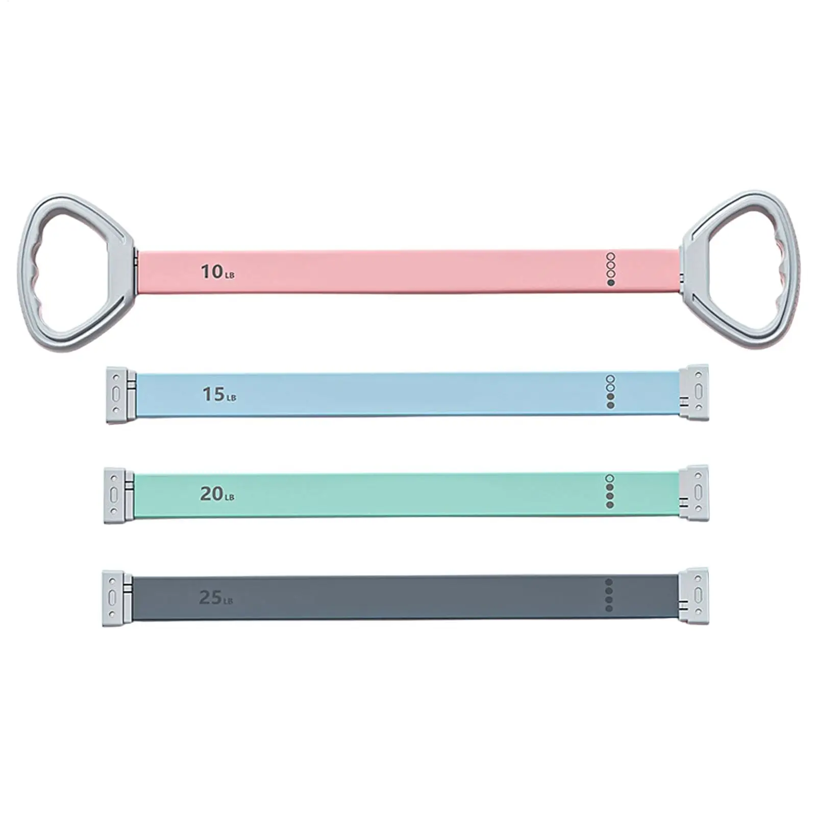 Yoga Resistance Bands 4 Levels Detachable Trainer Equipment With 8 Shape Rope Exercise Bands For Athlete Adult Home Gym Workout