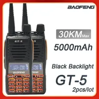 BAOFENG 2PCS 10W GT-5 High Power Profesional Walkie Talkie Long Range Dual Band CB Ham uv82 Two Way Radio Comunicador Transceive