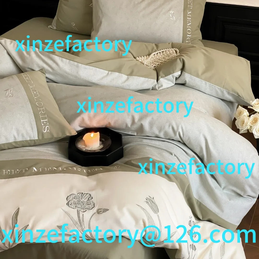 

Customizable cartoon cute plush embroidered cotton sheets