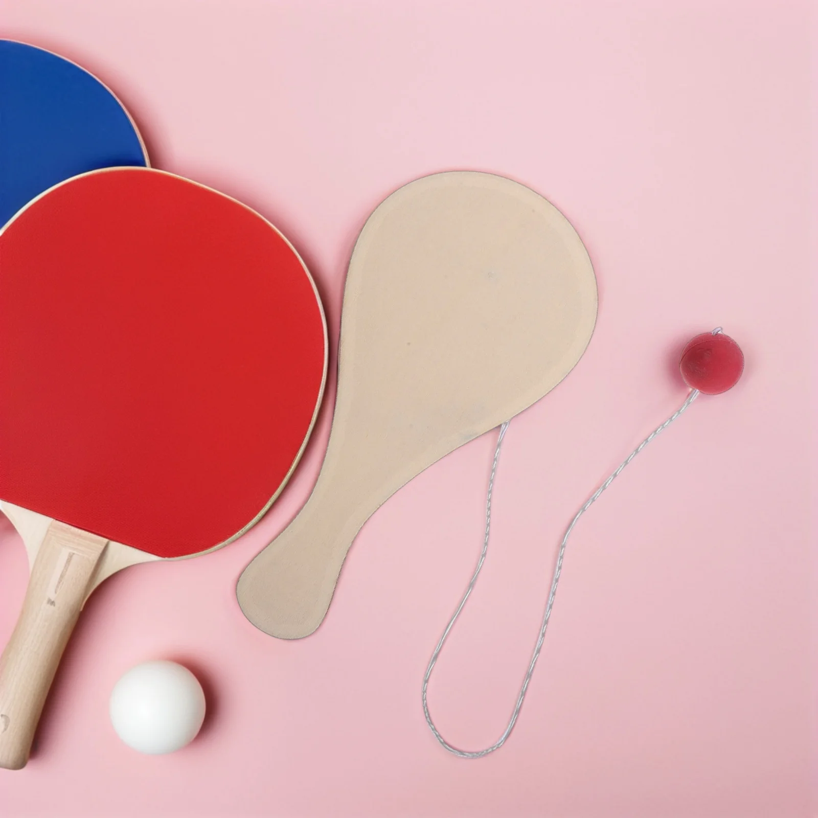 10 Pezzi Racchette da Ping Pong in Legno Naturale, Superficie Liscia per Graffiti Fai-da-Te, Racchette da Tennis da Tavolo per Dipingere