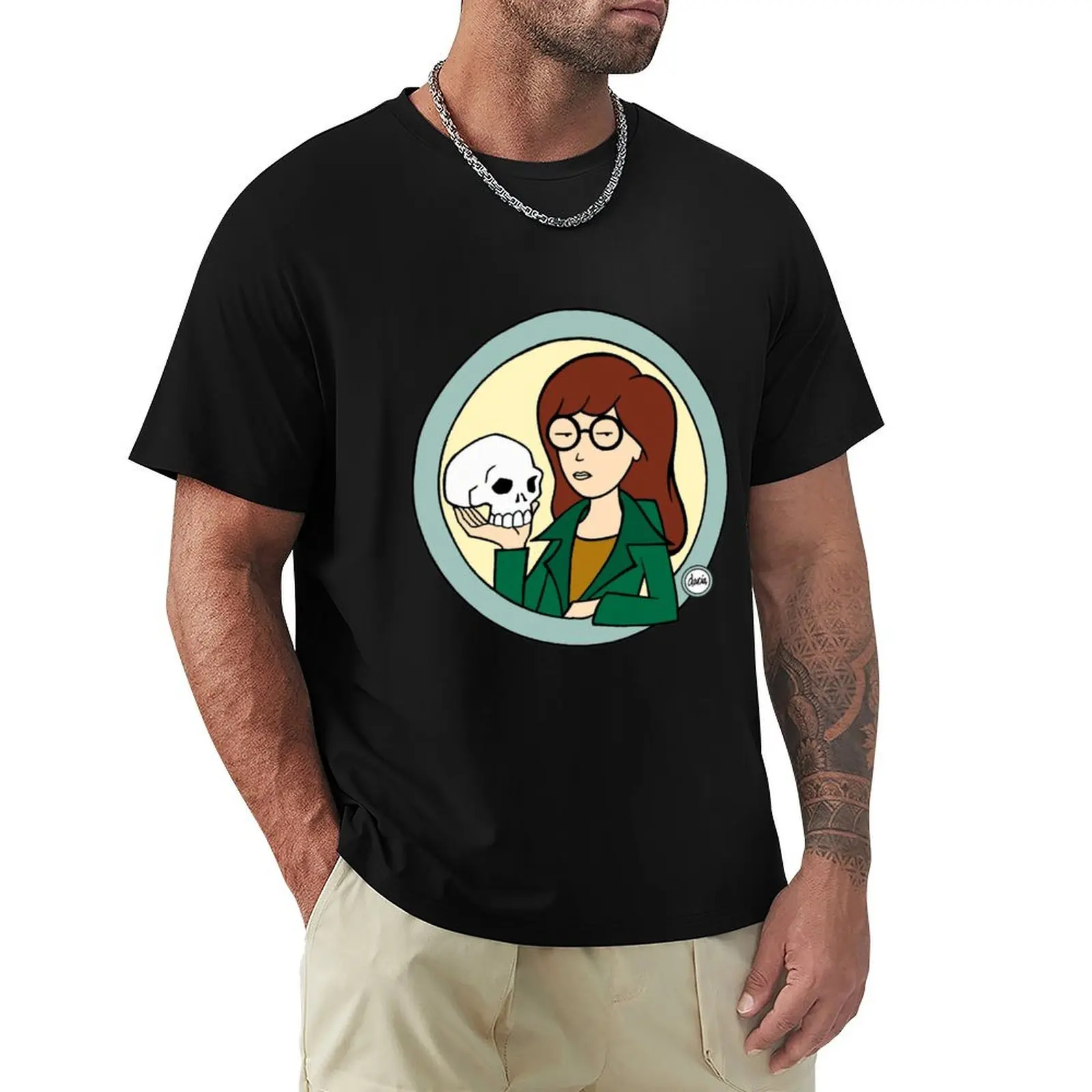 

Daria Skull Holder Hoodie T-Shirt Anime t-shirt shirts graphic tees sublime funny t shirts men